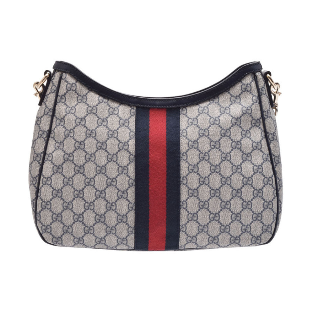 Gucci Hobo bag leather Navy Blue
